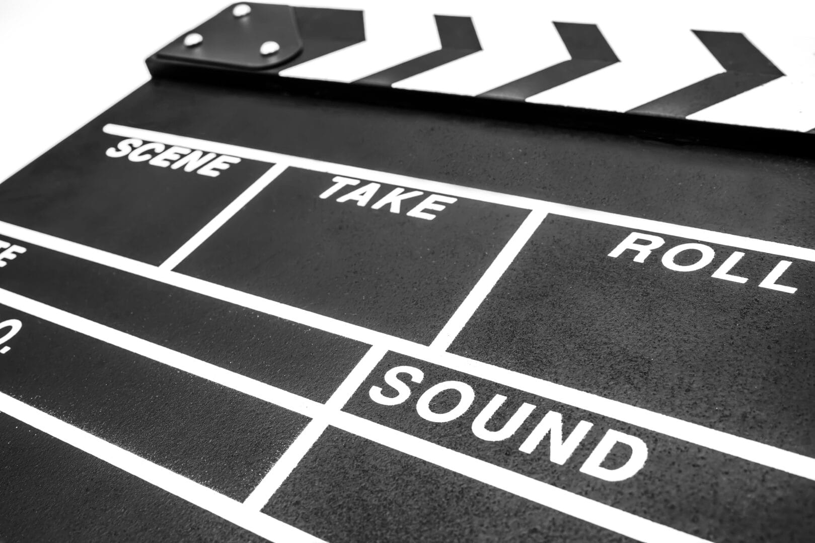 Clapboard de cinéma clap tournage formats vidéo stratégiques