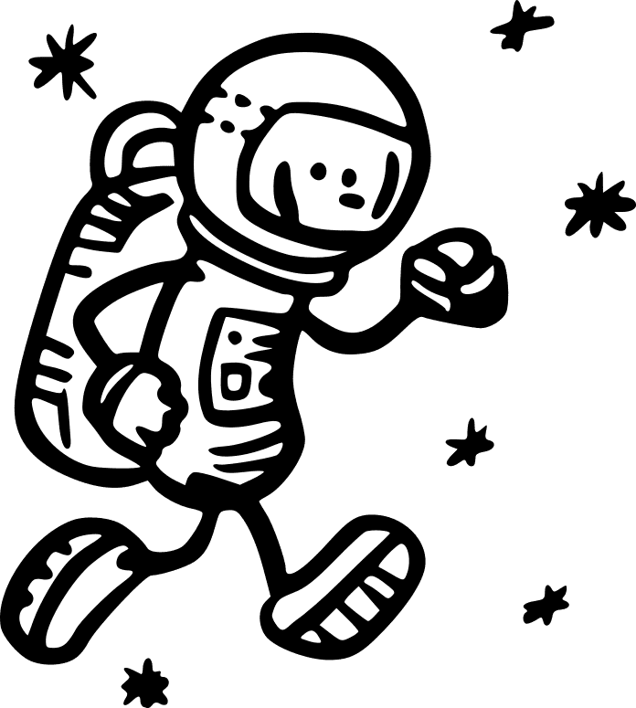 Illustration d’un astronaute évoquant l’audace et le premier pas vers la vidéo professionnelle